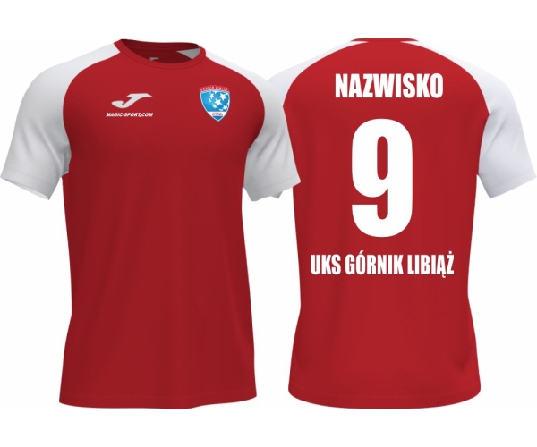 Koszulka Joma Academy III GÓRNIK LIBIĄŻ czerwona